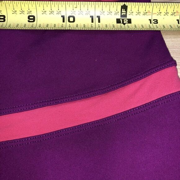 PrAna Yoga Pants WOMAN'S Small Capri Pink Calf Slits Leggings - Picture 7 of 9